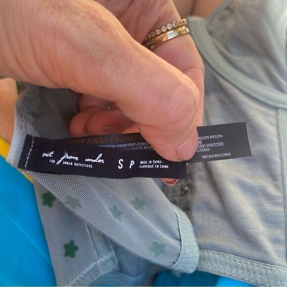 Urban Outfitters Women's Green and Blue Corset size small - Picture 9 of 12